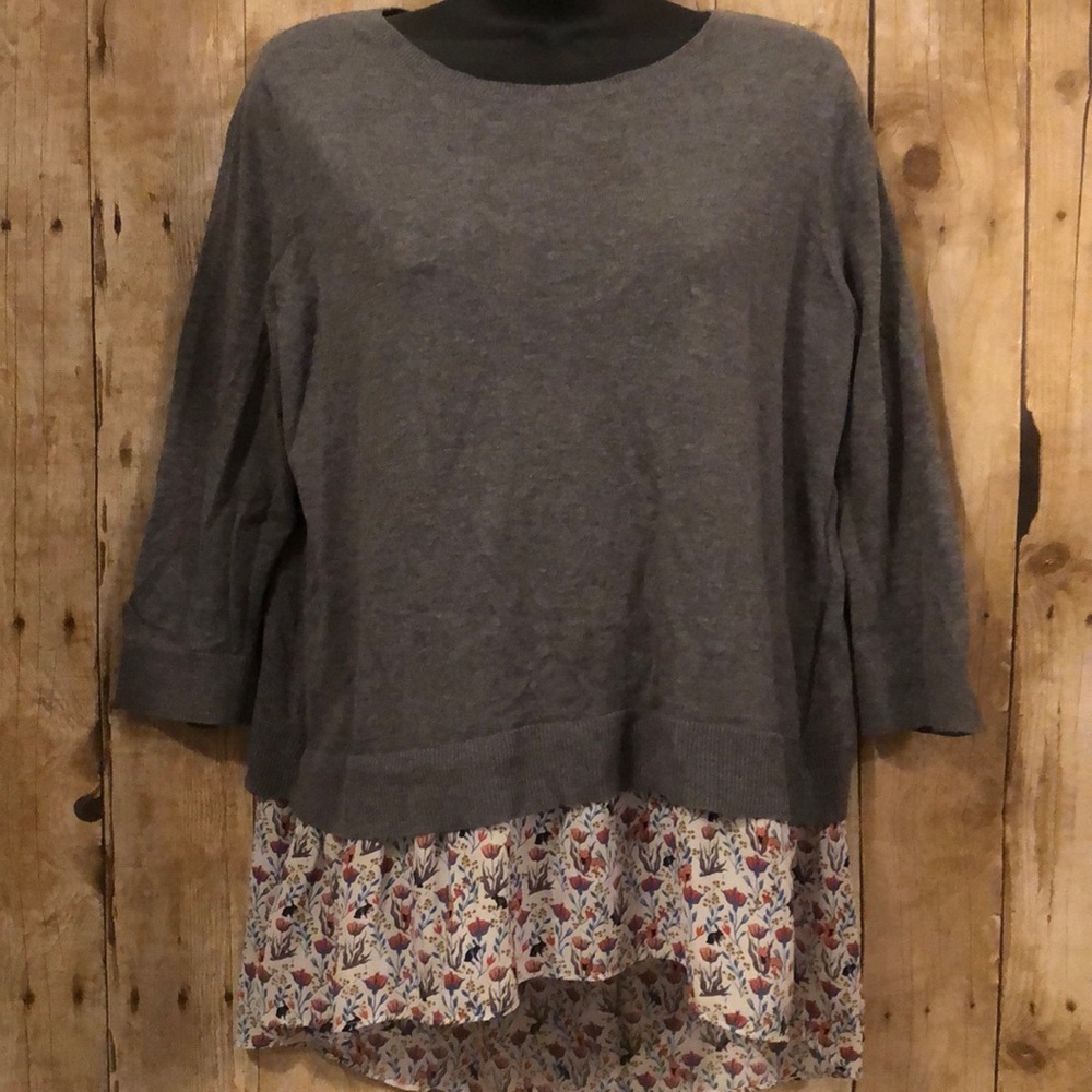 Loft size medium layered lightweight sweater